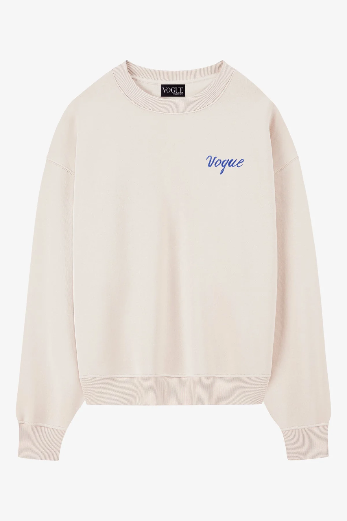 VOGUE Sweatshirt Ecru Cover Print - Image 6