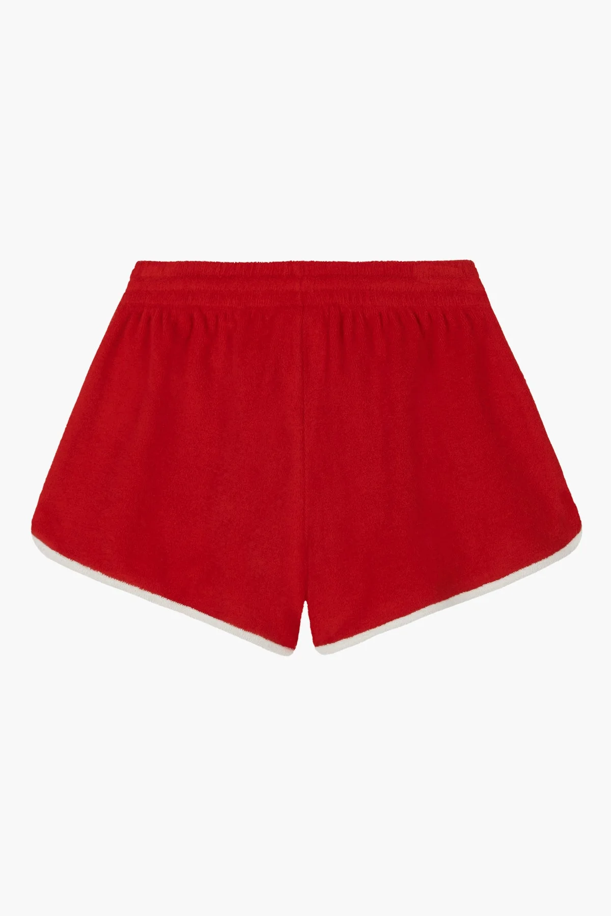 VOGUE Terry Shorts Red Embroidered Logo - Image 6